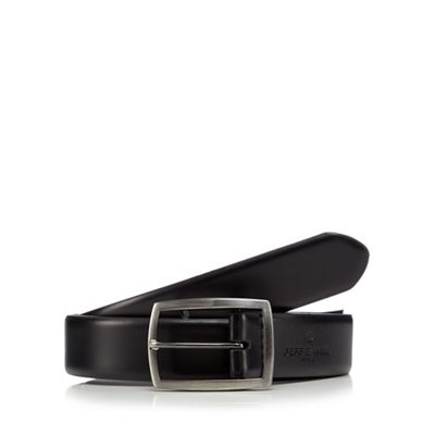 Jeff Banks Designer black pin buckle leather belt